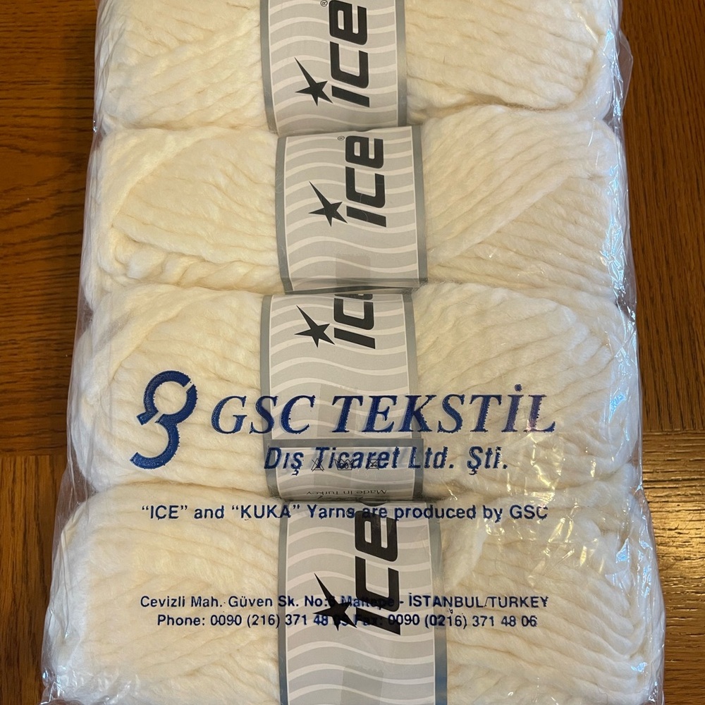 YARN!!! Ice Yarn 8 skeins (2 packs of 4 skeins)